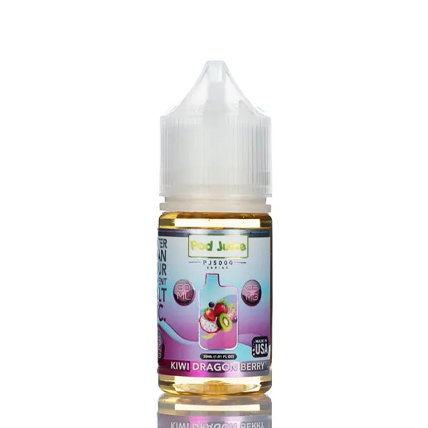 Pod Juice Salt PJ5000 - Kiwi Dragon Berry - 30ml - Black Coral